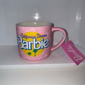 barbie coffee mug light pink
